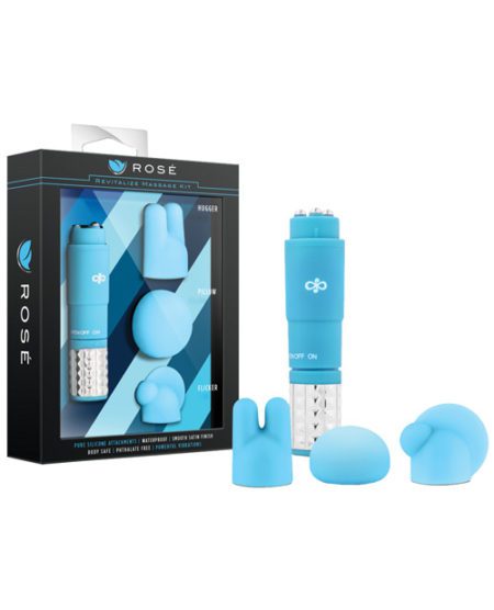 Blush Rose Revitalize Massage Kit - Blue | XXXToyz-R-Us.com