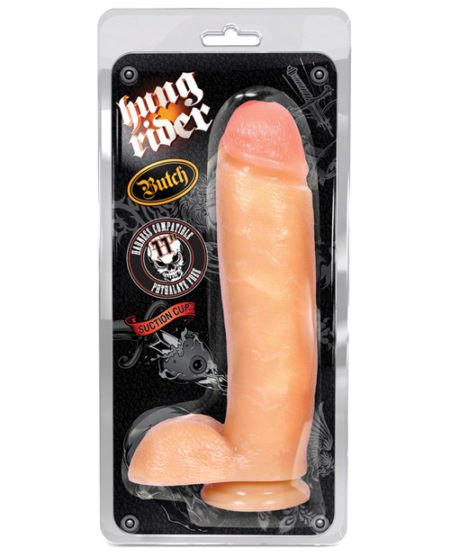 Blush Hung Rider Butch 11" Dildo W/suction Cup - Flesh | XXXToyz-R-Us.com