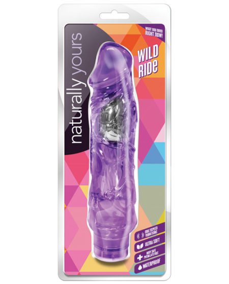 Blush Naturally Yours Wild Ride - Purple | XXXToyz-R-Us.com