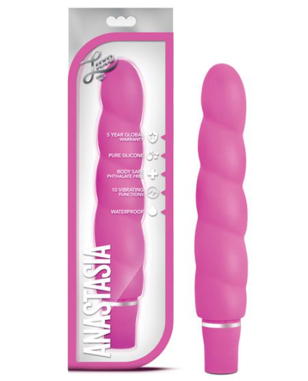 Blush Luxe Anastasia Silicone Vibrator - Pink | XXXToyz-R-Us.com