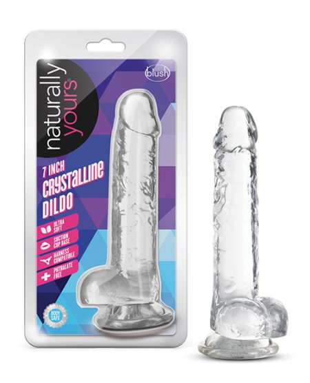 Blush Naturally Yours 7" Crystalline Dildo - Diamond