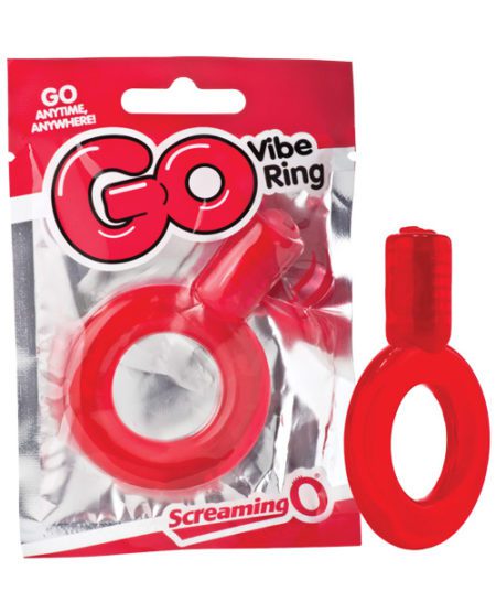 Screaming O Go Vibe Ring - Red | XXXToyz-R-Us.com