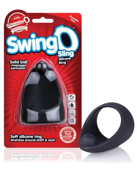 Screaming O Swingo Sling - Black | XXXToyz-R-Us.com