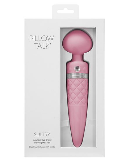 Pillow Talk Sultry Rotating Wand - Pink