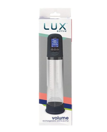 Lux Active Volume Rechargeable Penis Pump - Black | XXXToyz-R-Us.com