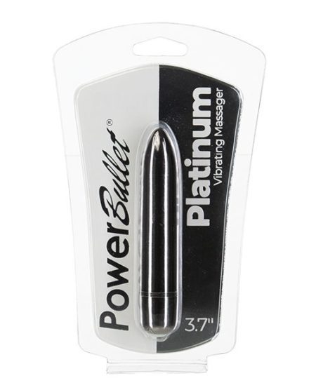 Power Bullet 3.7" Platinum Vibrating Massager | XXXToyz-R-Us.com